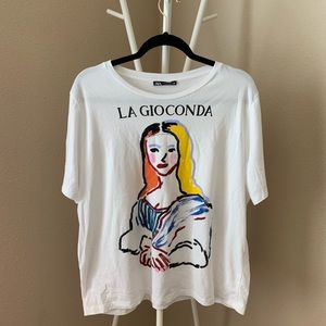 ZARA Basic Graphic Tee